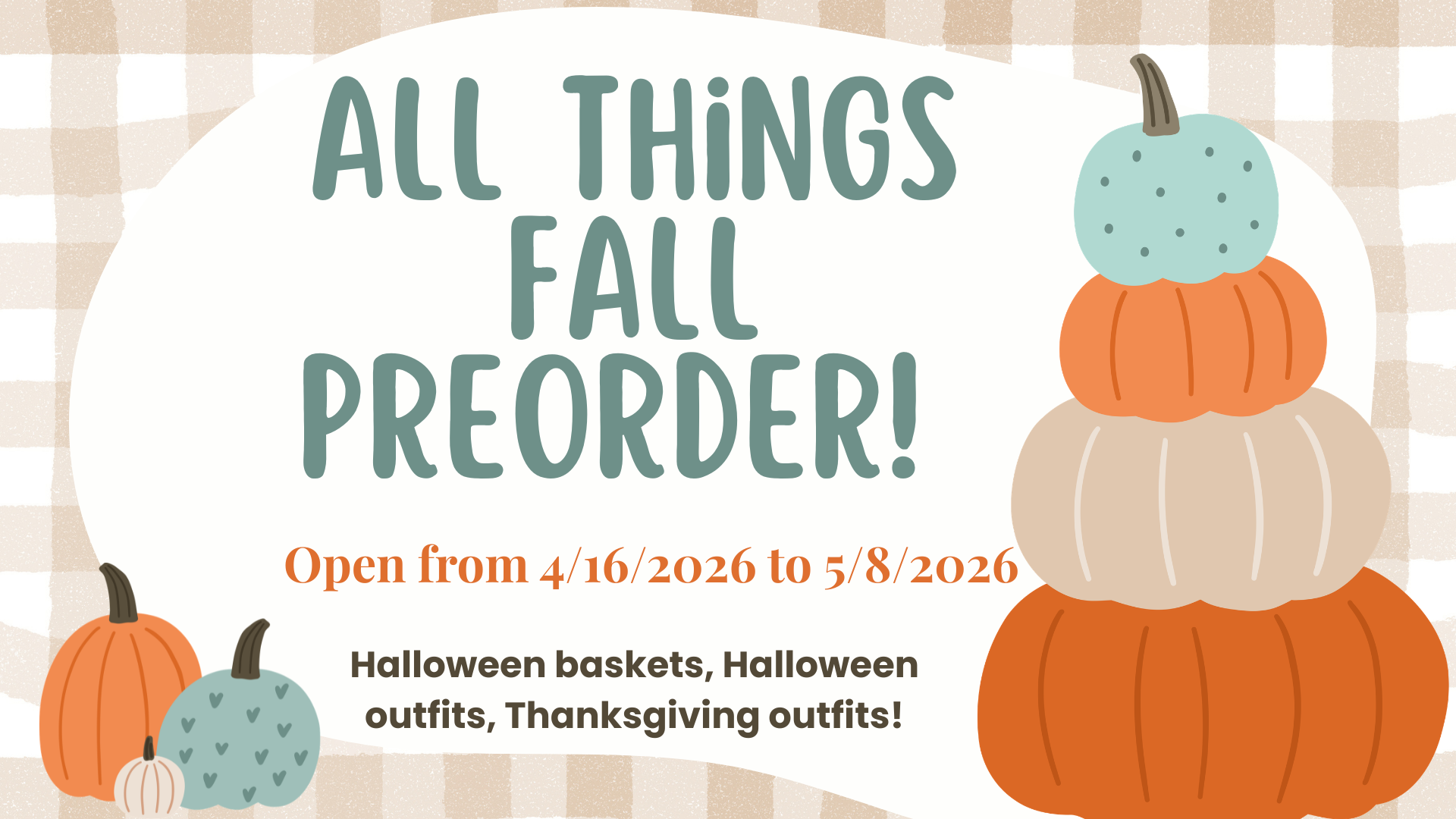 All Things Fall Pre-Orders!