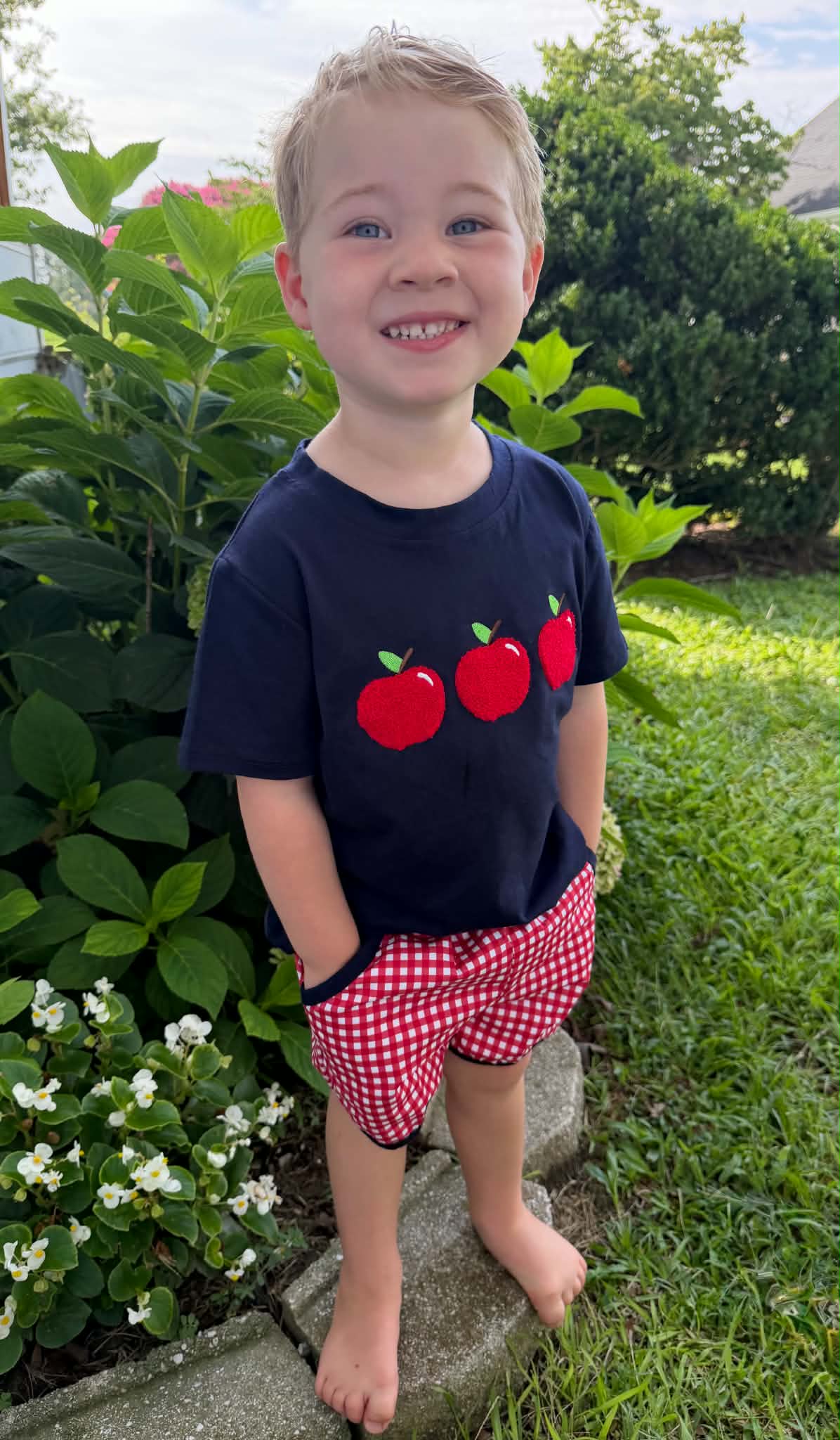 Boys Little Scholar Apple Set