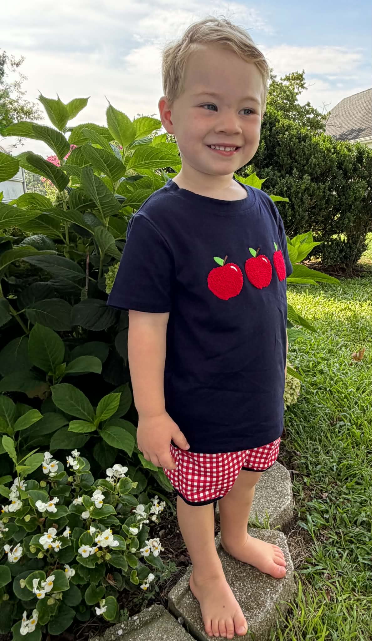 Boys Little Scholar Apple Set